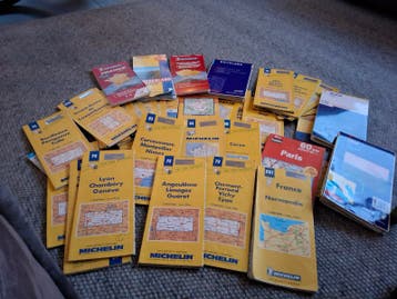 Collectie oude wegenkaarten (Michelin, ANWB)