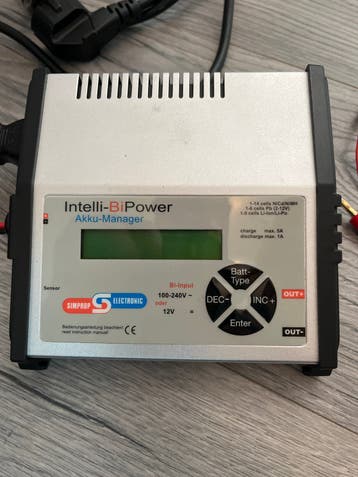 Simprop Intelli-BiPower Akku-Manager Oplader