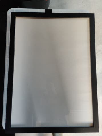 Lijst zwart 50x70cm