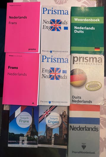 Ruilen voor noten: div. woordenboeken en taalgidsen (Prisma)