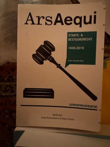Jurisprudentie Staats- en bestuursrecht 1849-2019