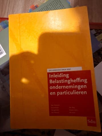 Inleiding Belastingheffing ondernemingen en particulieren