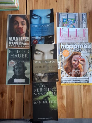 gratis af te halen.  boeken en tijdschriften
