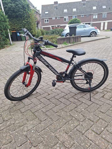 Geromi Kinder Mountainbike - Zwart/Rood