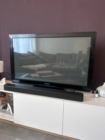Panasonic TV met afstandsbediening , zwart