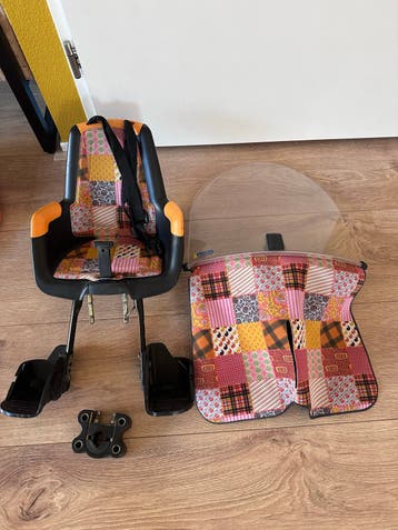 Bobike fietsstoeltje voor met windscherm