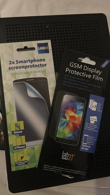 Gratis screenprotectors
