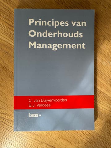 Principes van Onderhouds Management - C. van Duijvenvoorden