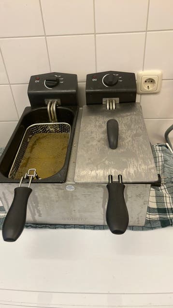 Gratis Dubbele friteuse