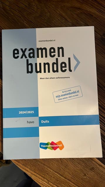 Examenbundel HAVO Duits 2024/2025