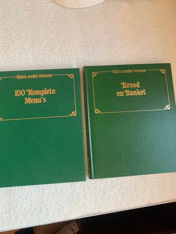 Degelijke receptenboeken