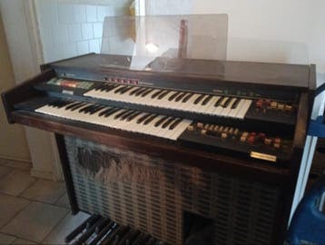 Elektronisch orgel met twee klavieren - Vintage