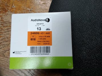 Audionova Zinc Air 13 hoortoestelbatterijen ca. 150 stuks