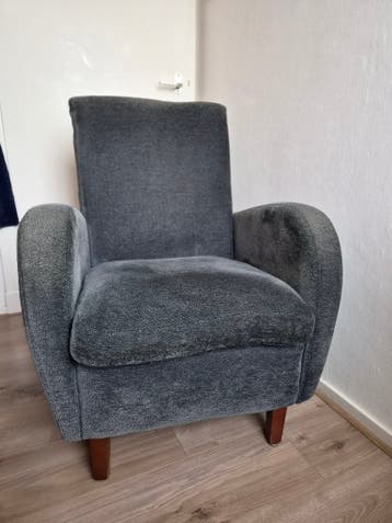 Stoel, blauw/grijs
