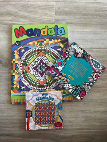 Mandala en Creatieve Kleurboeken - Set van 3
