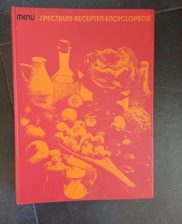 Verzameling 8 mappen vintage Menu tijdschriften jaren 70