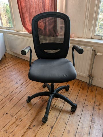 ikea vilgot office chair bureaustoel zwart