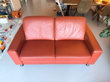 Leren tweepersoonsbank - Comfortabel