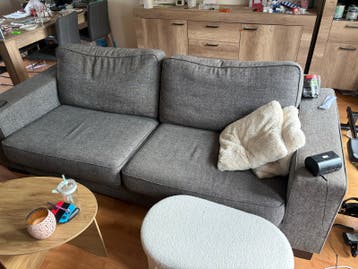 Comfortabele bank met 2 identieke stoelen