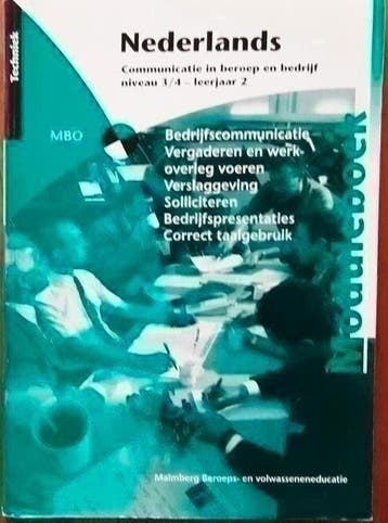 Nederlands Moduleboek 2 Sector techniek niveau 3/4 (BOL )