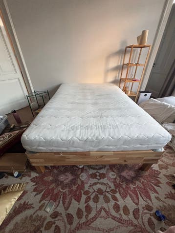 Ikea bed 140 cm inclusief matras