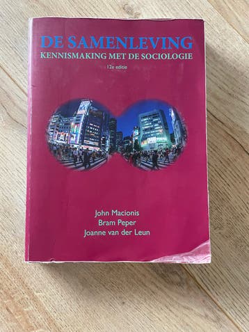 De Samenleving: Kennismaking met de Sociologie (12e editie)