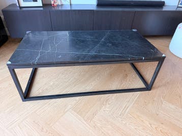 Salontafel met marmeren blad