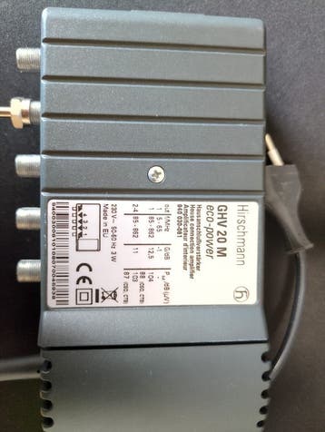 Hischmann GHV20M antenneversterker
