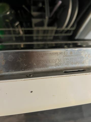 Bosch SL15N1B Vaatwasser - Vrijstaand, Goede Staat