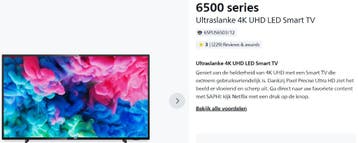 Philips 4K UHD LED Smart TV 6500 series