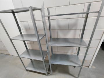 Metalen rekken - 2 stuks