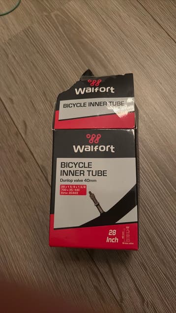 Gratis binnenband voor de fiets 40mm