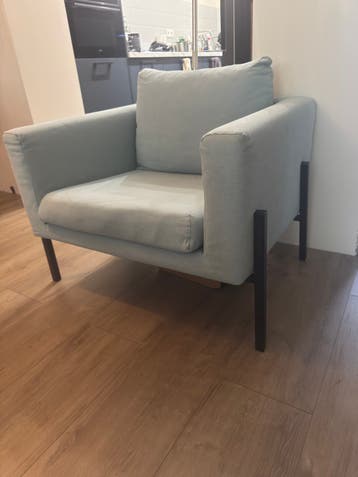 Comfortabele fauteuil - Lichtblauw