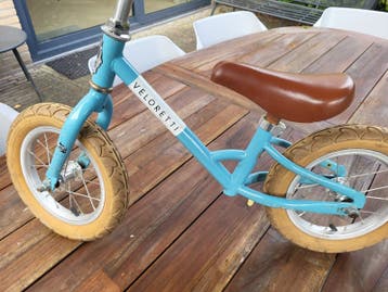 Veloretti loopfiets blauw - perfect voor de kleintjes!