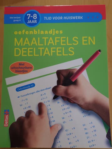 Gratis niewe huiswerk boeken Deltas (maatafels/deeltafels)