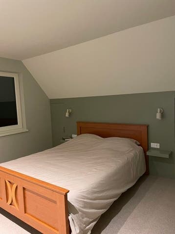 Bed tweepersoons incl. lattenbodems 160x220 en 2 nachtkasjes