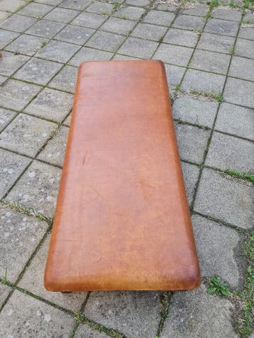 Bovenste delen van bok en turnkast leder gebruikt