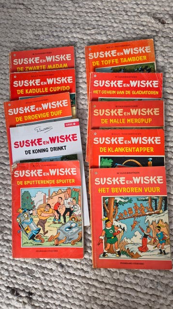 10 Suske en Wiske stripboeken