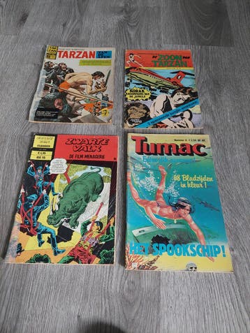 Vintage Comics, Tarzan, Tumac, Korak