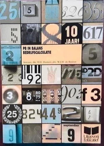 PB in balans Bedrijfscalculatie - Drs H H Hamers