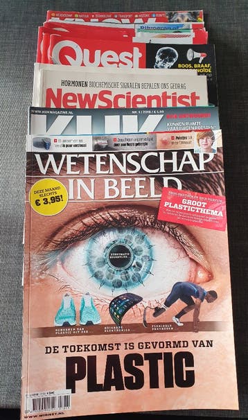 15x (oude) Kijk, New Scientist, Quest, Wetenschap in beeld