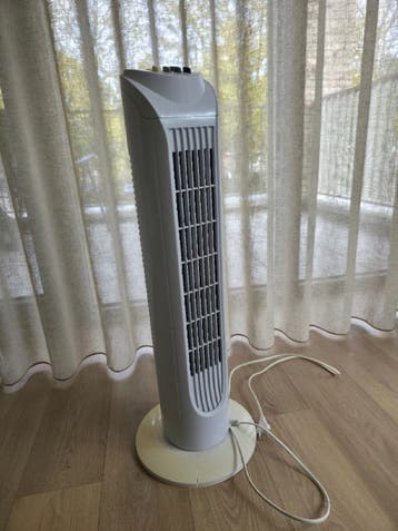 Torenventilator - Wit/Grijs