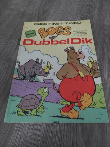 vintage strip/ doeboek TV SERIE BOES '87