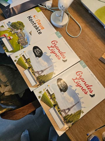 leerboeken duits en Frans