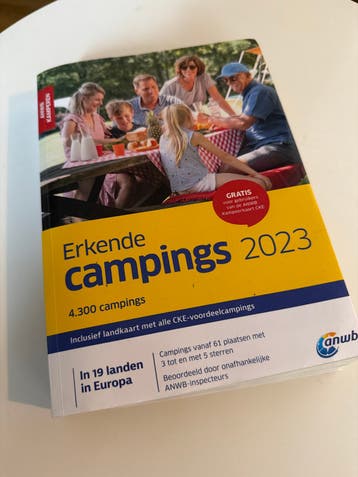 ANWB campinggids 2023 nieuw gratis afhalen