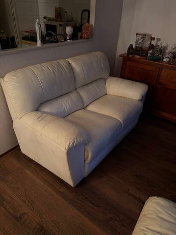 Comfortabele leren banken - 2-zits en 3-zits
