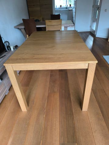 Uittrekbare eettafel - 92x150cm (uit te breiden tot 230cm)