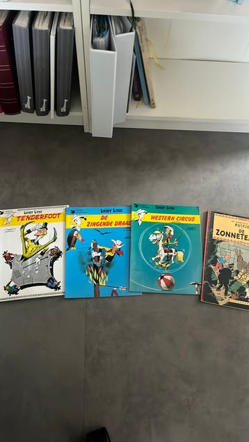 Lucky Luke 3x en 1x Kuifje