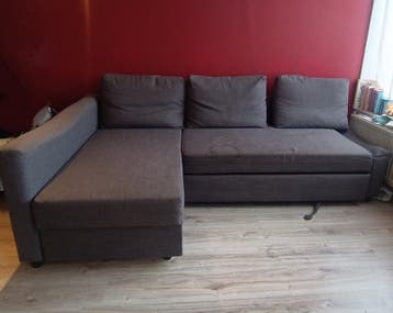 Hoekbank met slaapfunctie - Gratis af te halen