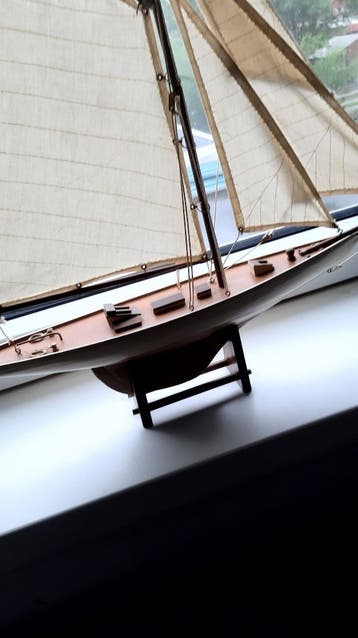 decoratie zeilbootje